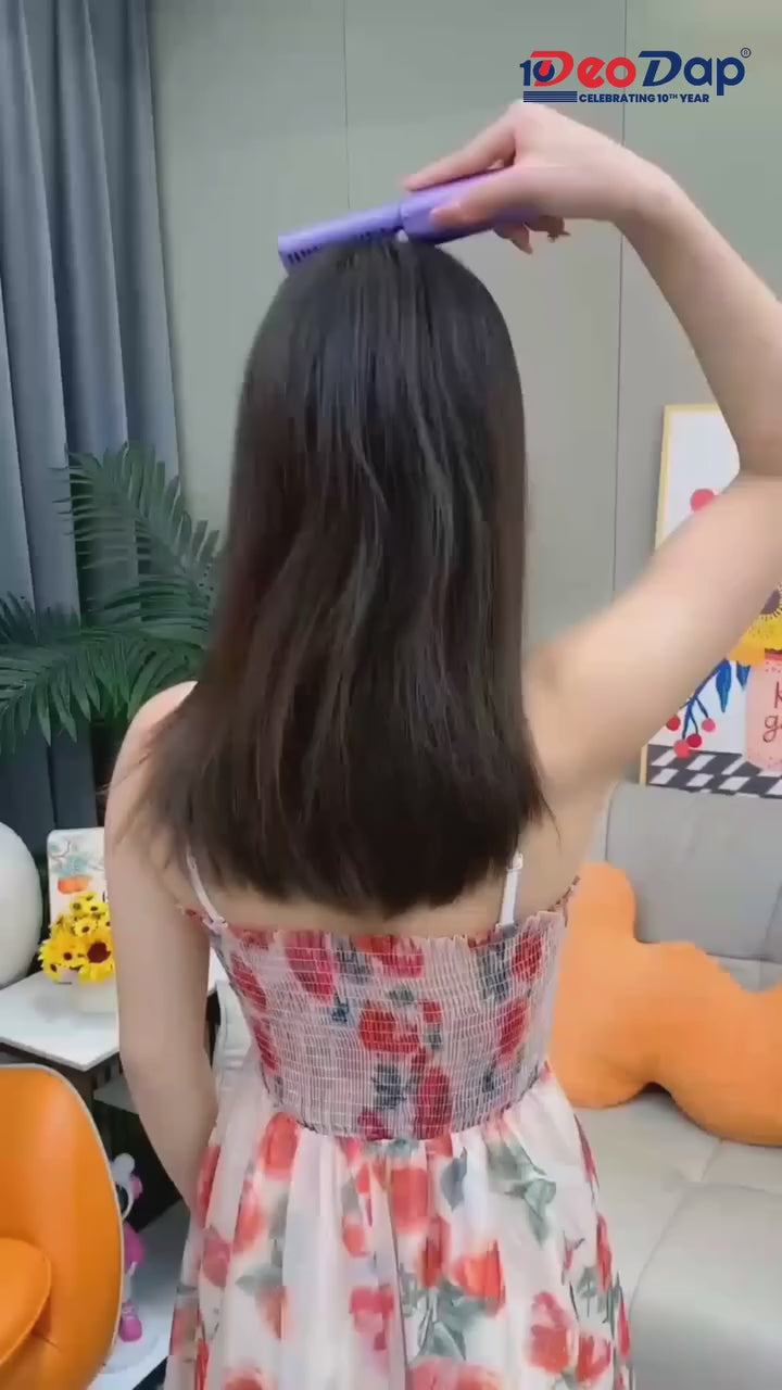 Comby Portable Cordless Ceramic Hair Straightener Comb