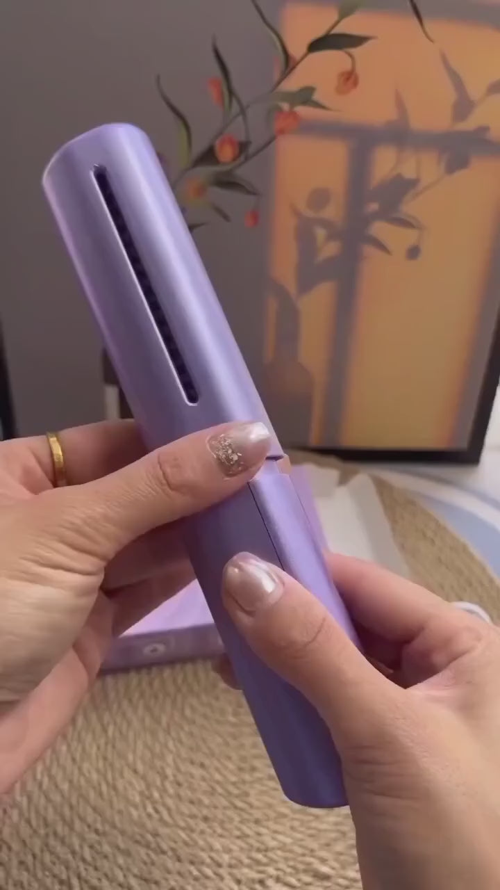 Comby Portable Cordless Ceramic Hair Straightener Comb